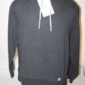 RHOBACK Huddle Hoodie Mens Size L Heather Midnight Black Sweatshirt NEW